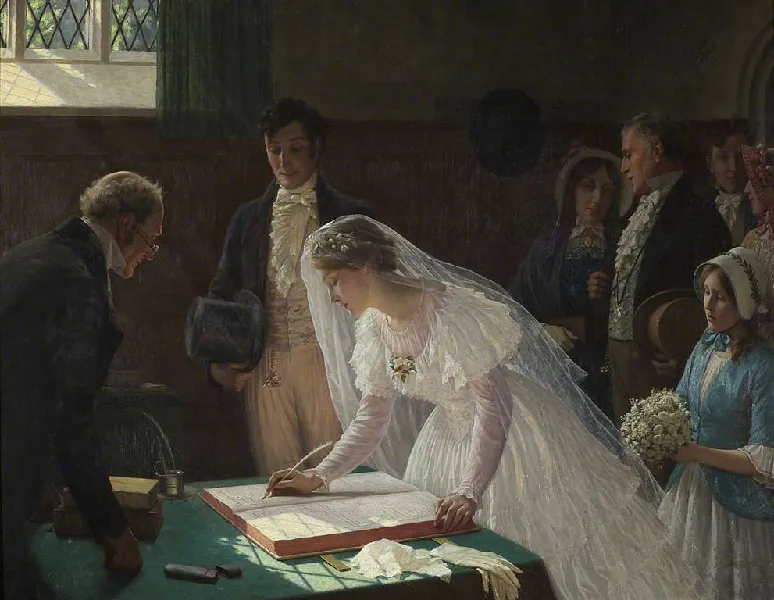 Signer le registre de mariage civil: Une étape importante pour un mariage réussi!